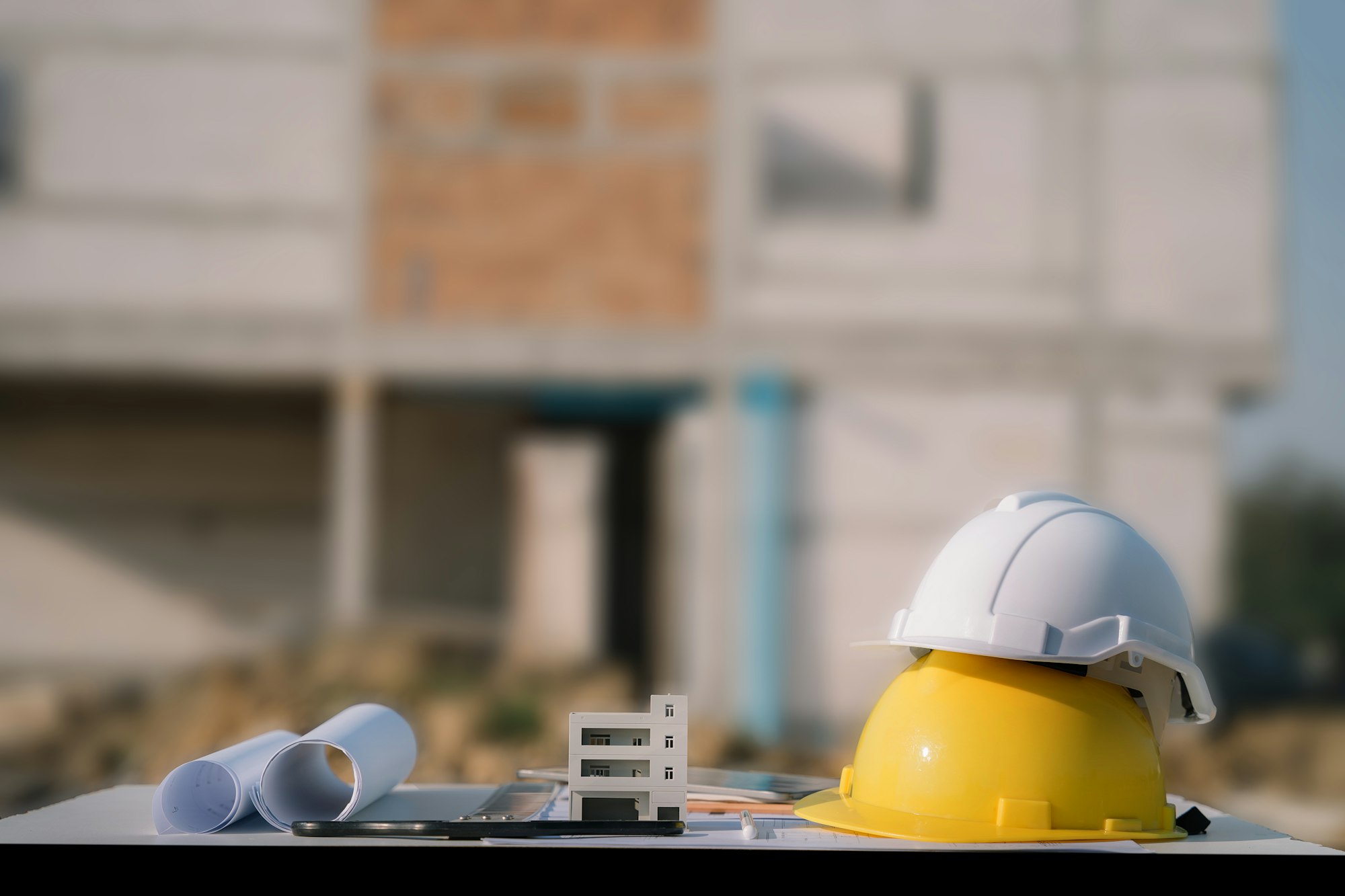 Construction house and building. Repair work.